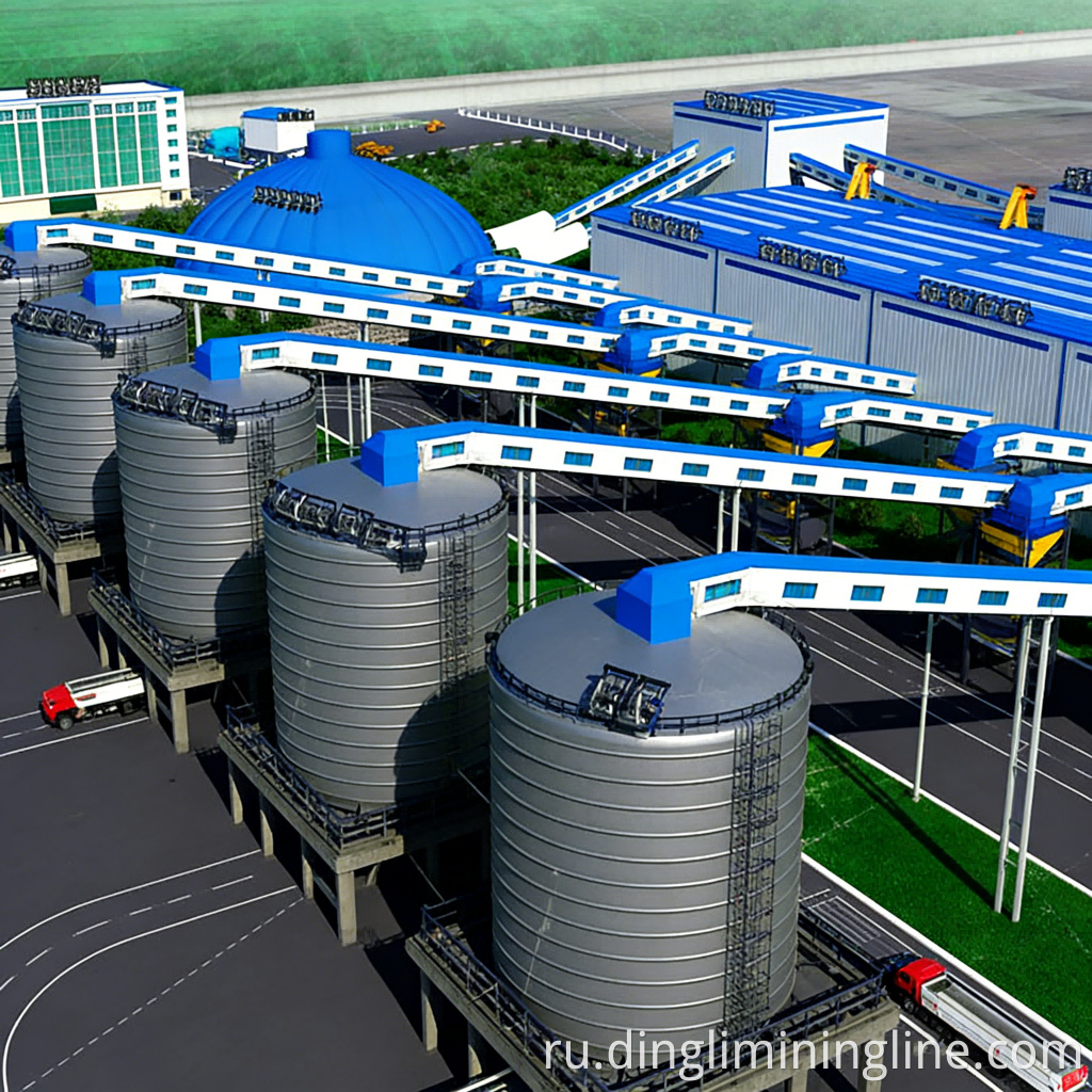 Линия дробления камня и формирования частиц Stone Crushing & Particle Shaping Line